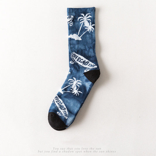 Viasox Palm Breeze Collection Dark Blue