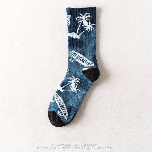Viasox Palm Breeze Collection Navy Blue