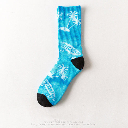 Viasox Palm Breeze Collection Light Blue