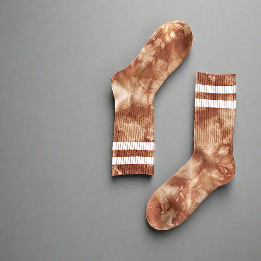 Viasox Stripes & Dye Collection Coffee