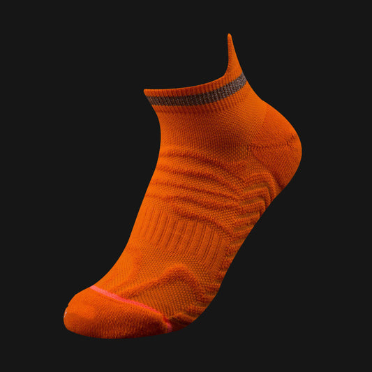 Orange Ankle Compression Socks